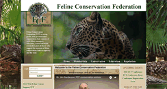 Desktop Screenshot of felineconservation.org