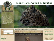 Tablet Screenshot of felineconservation.org